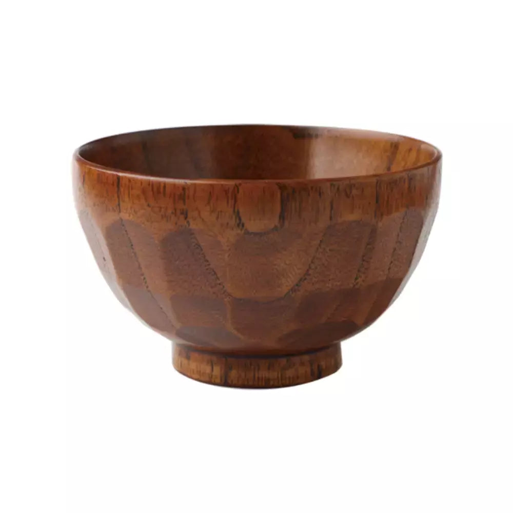 木碗 龜甲漆味噌湯碗 Φ11.5