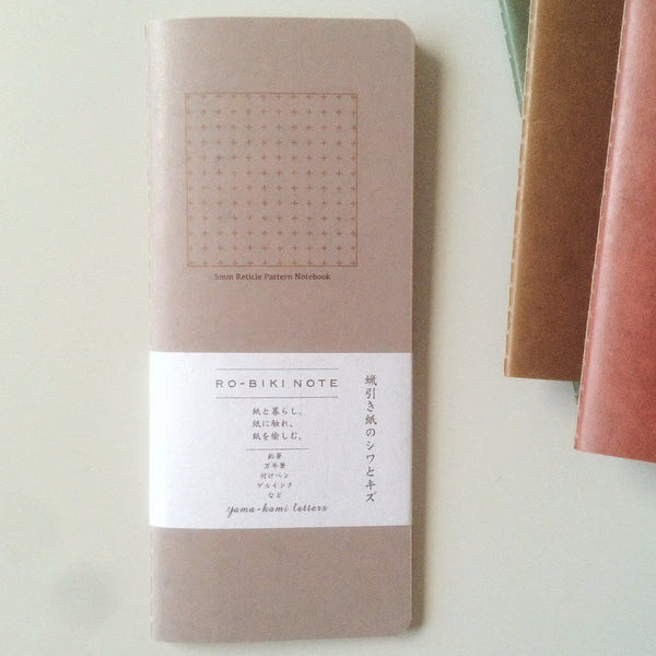 Yamamoto Ro-Biki Note 高級蠟紙點筆記本（60 頁）