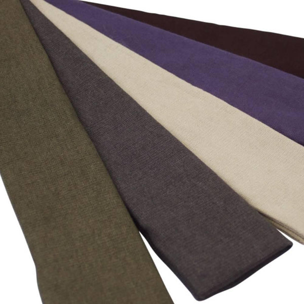 Yamani 棉質橄欖色日本 Sensu 盒折疊扇子佈袋 23.5 厘米