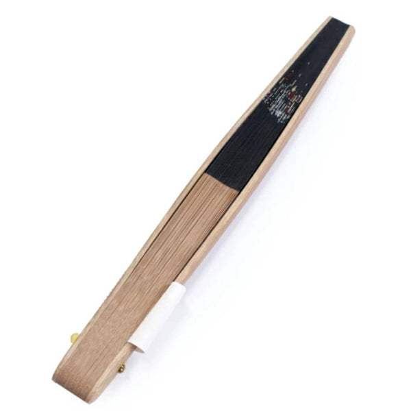 Yamani Festival Carts Design 黑色 Sensu 手持折扇 21.5 厘米