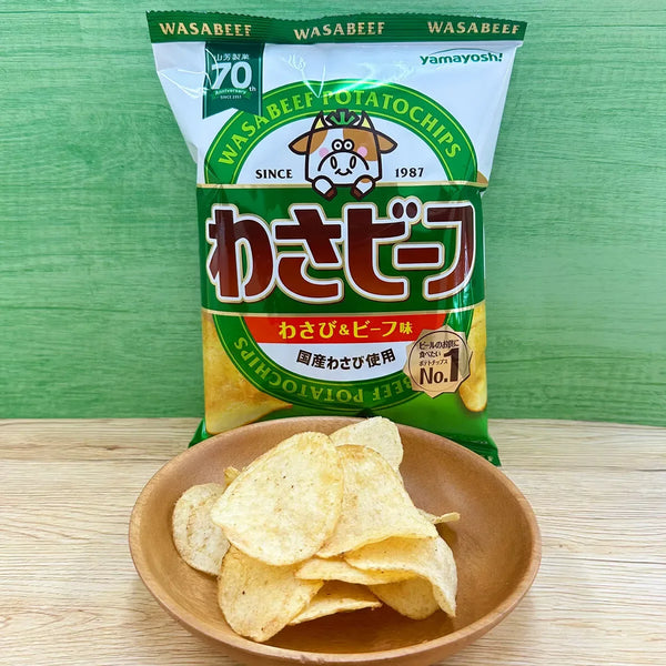 Yamayoshi Wasabeef 芥末牛肉薯片 50g（3 包）