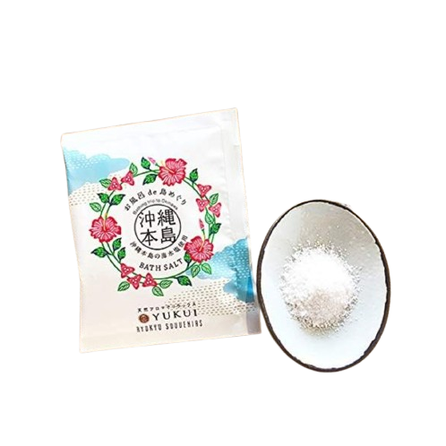 Yukui 琉球沖繩浴鹽 玫瑰天竺葵與薰衣草 30g