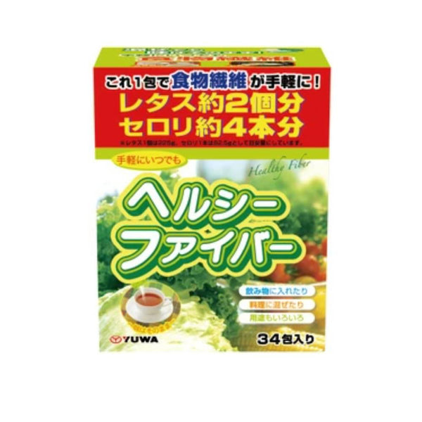 Yuwa 健康消化支持膳食纖維混合物 34 包