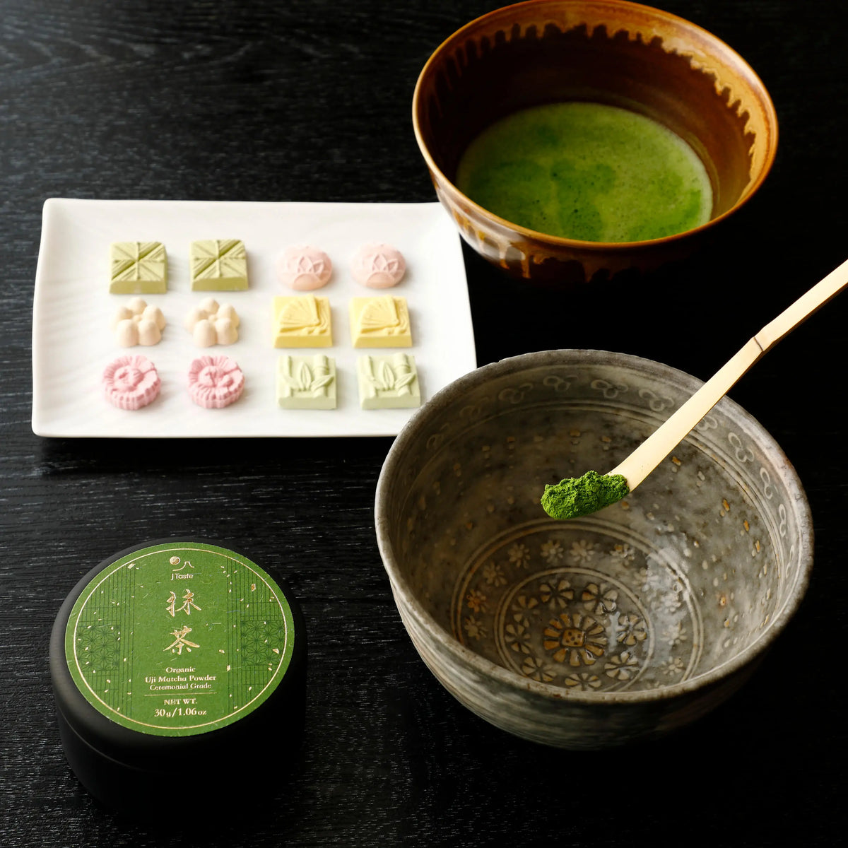 簡單抹茶。簡直充滿活力。